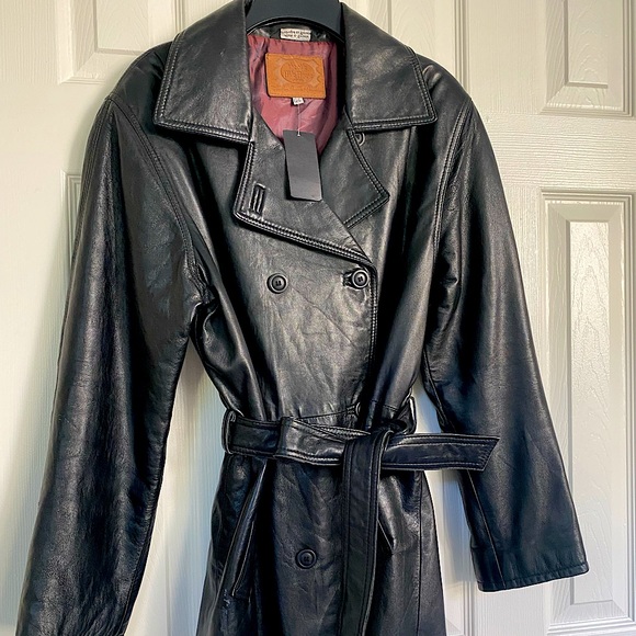 The Olde Hide House. leather Coat. Size L - Picture 1 of 6
